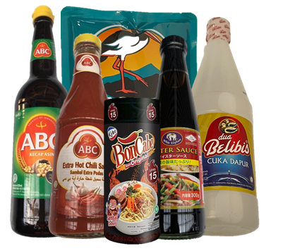 SAOS, SAMBAL, KECAP